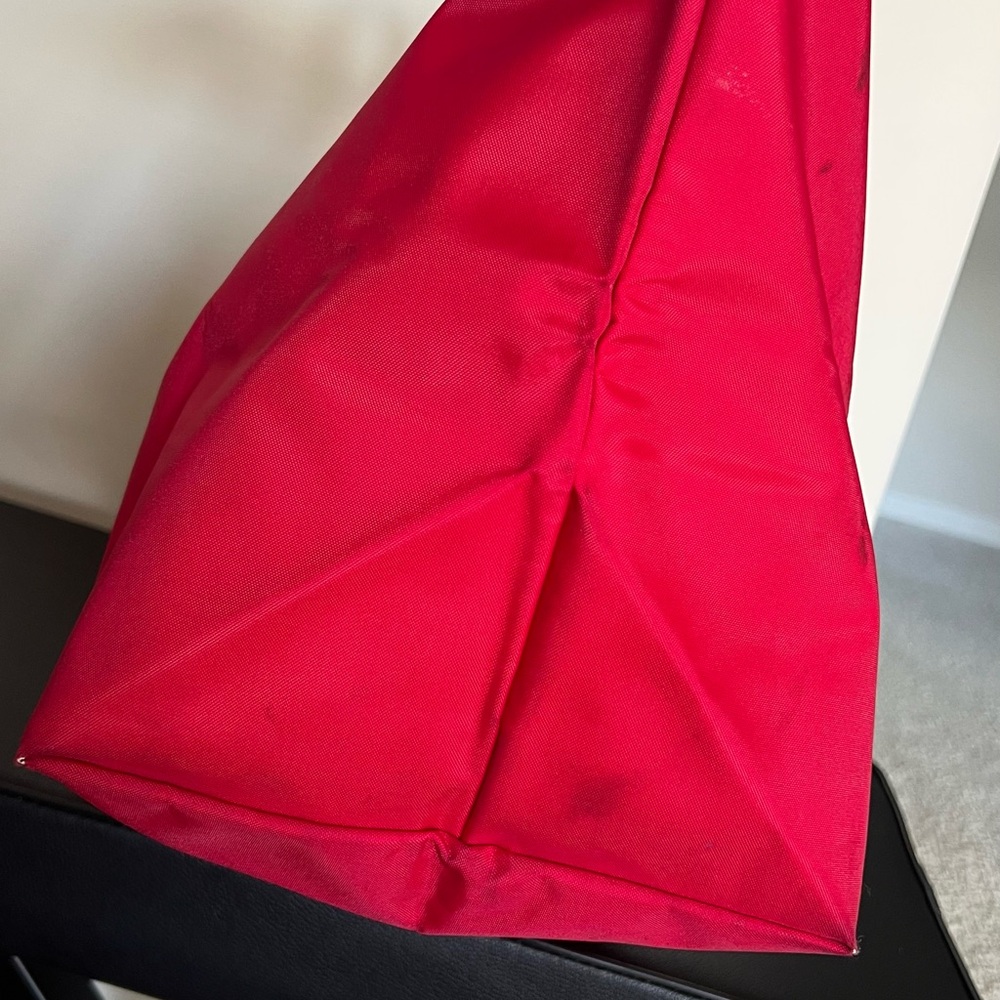 Longchamp Red and Brown Handbag - Picture 7 of 14